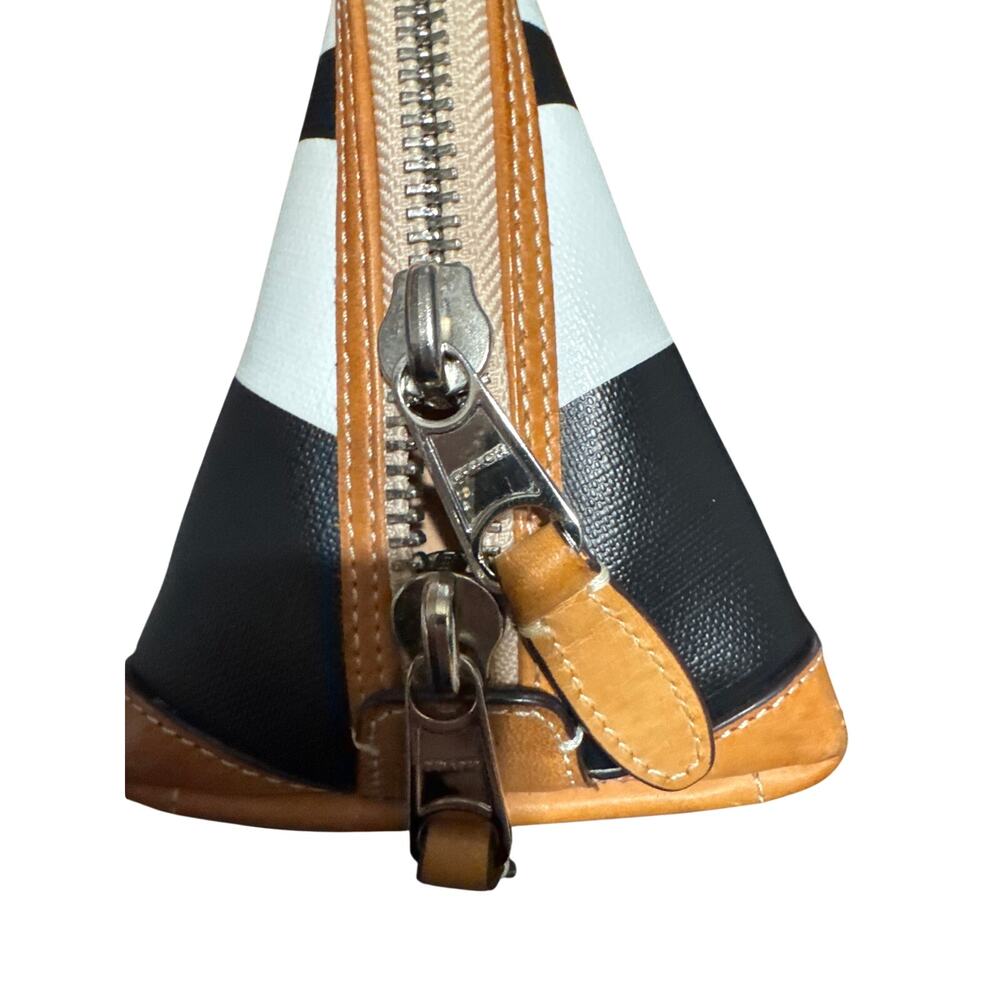 Coach Bleecker Striped Preston Satchel Classic - Picture 3 of 10